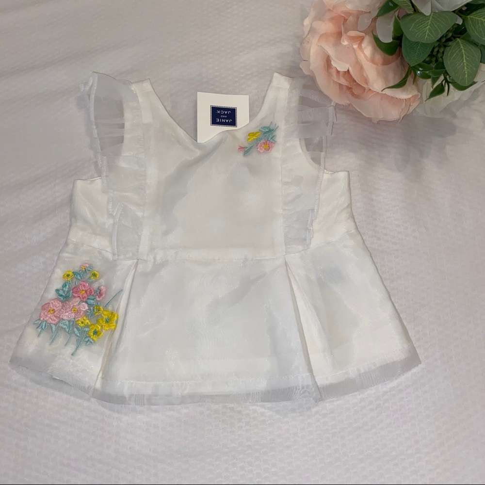 Janie and Jack Embroidered Top